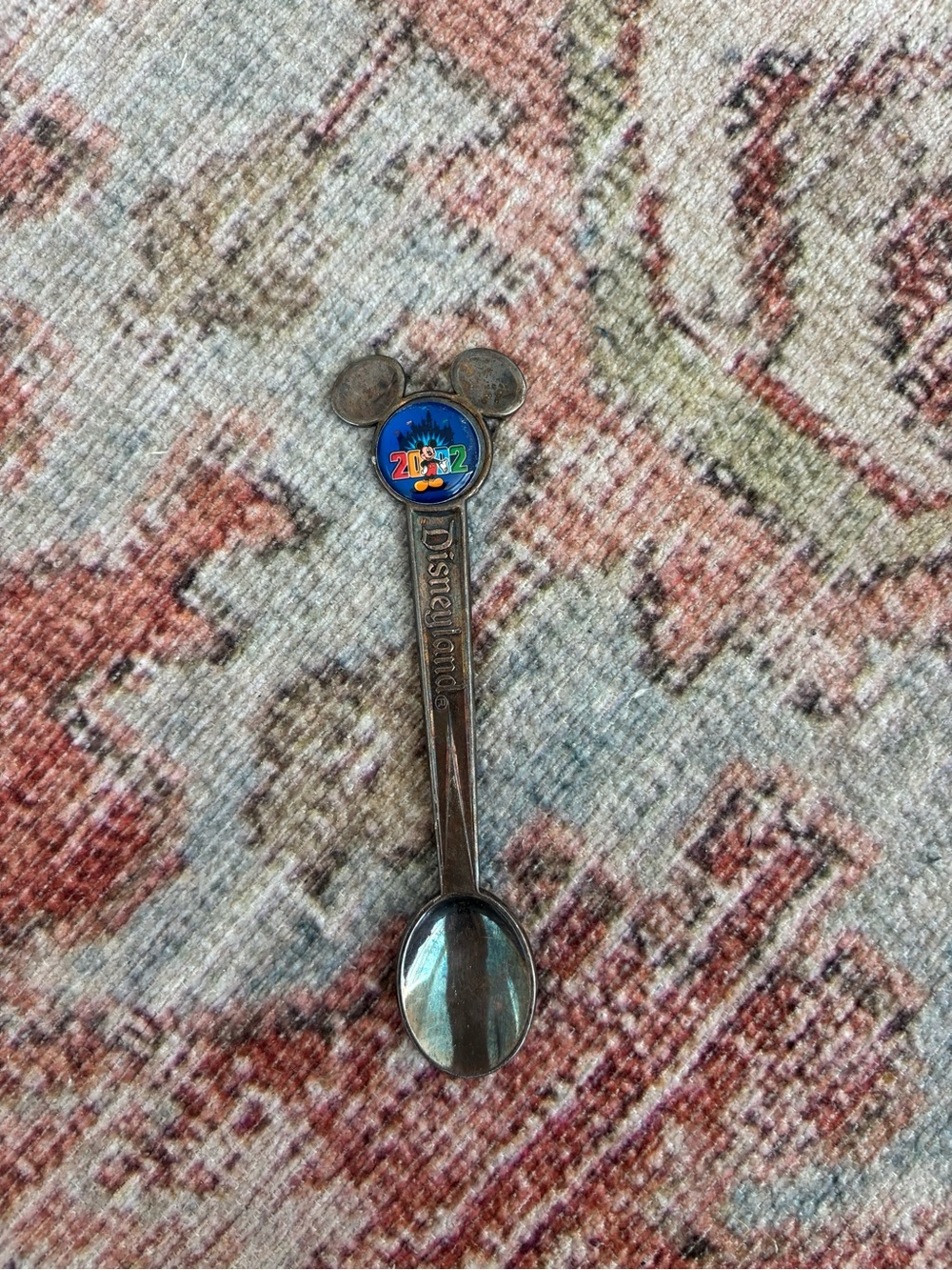 2002 Disneyland Collectible Silver-Plated Souvenir Spoon